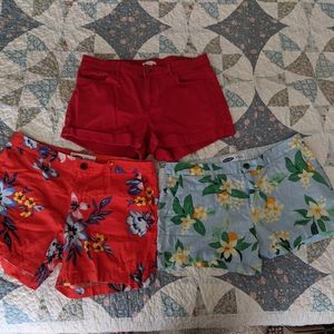 Lot of Size 12 shorts, 2 o.navy and 1 h&m